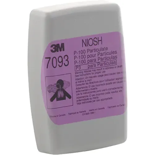 Respirator Acid Gas/Hydrogen Fluoride/P100 Filter (7093B) | 3M 7093B   Safety Supplies Canada