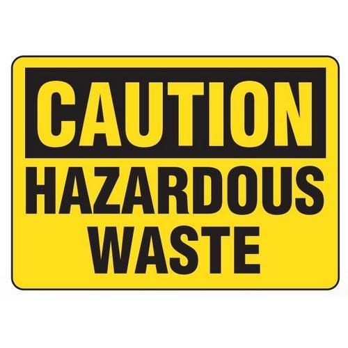 OSHA Safety Sign | Caution Haz Waste  | INCOM SS2077 INCOM