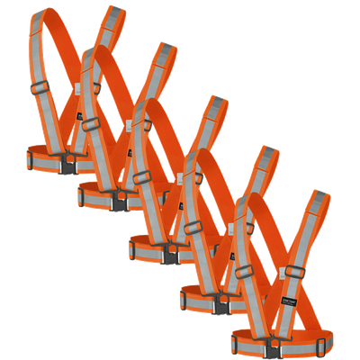 Hi-Viz Safety Sashes - 5-pack | Pioneer 5591A   Safety Supplies Canada