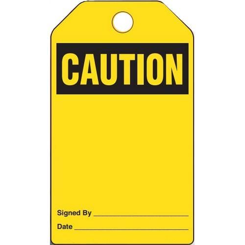 Caution, Blank Tag - 25/pkg TG3048 INCOM
