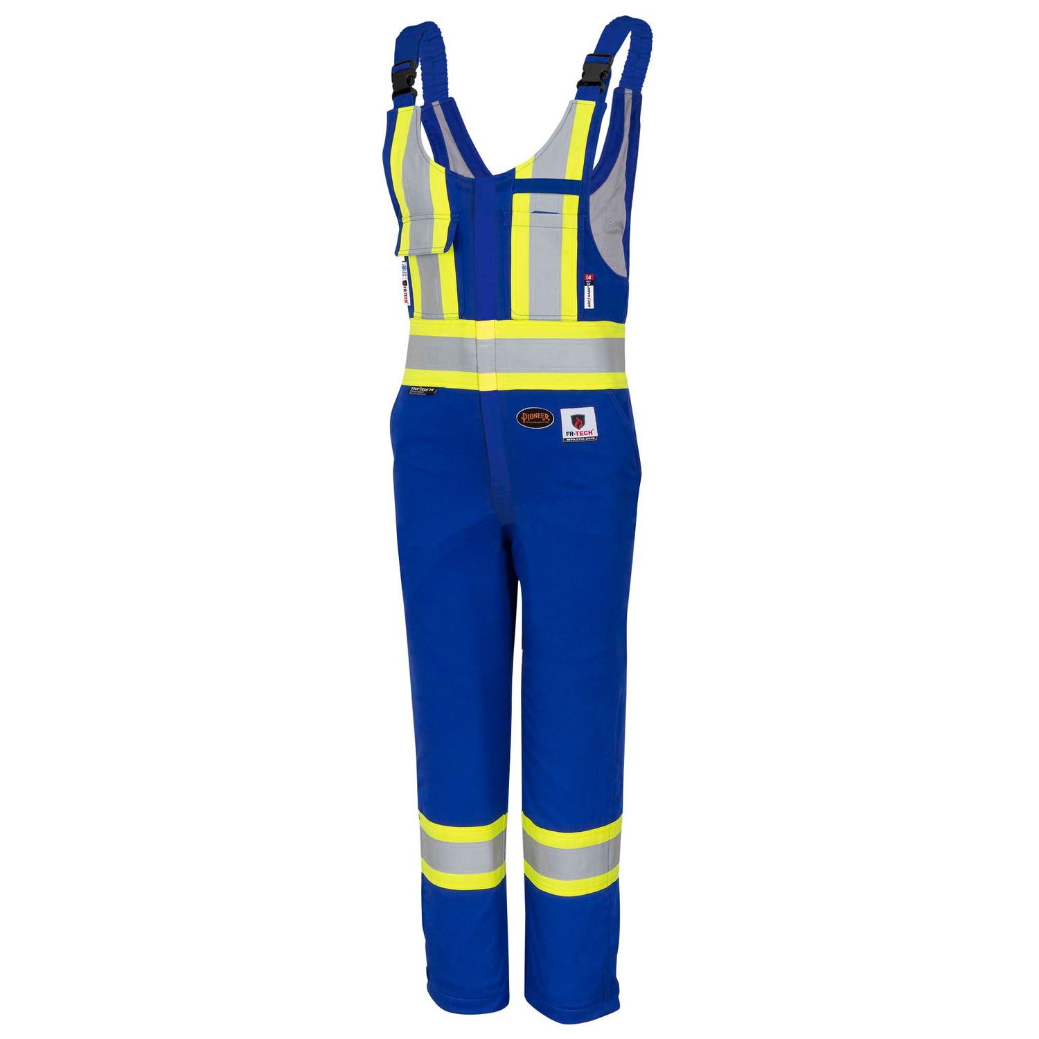 Women's FR-Tech Hi-Vis FR/ARC-Rated Quilted Safety Overalls | Pioneer 5524AW/5534AW Pioneer