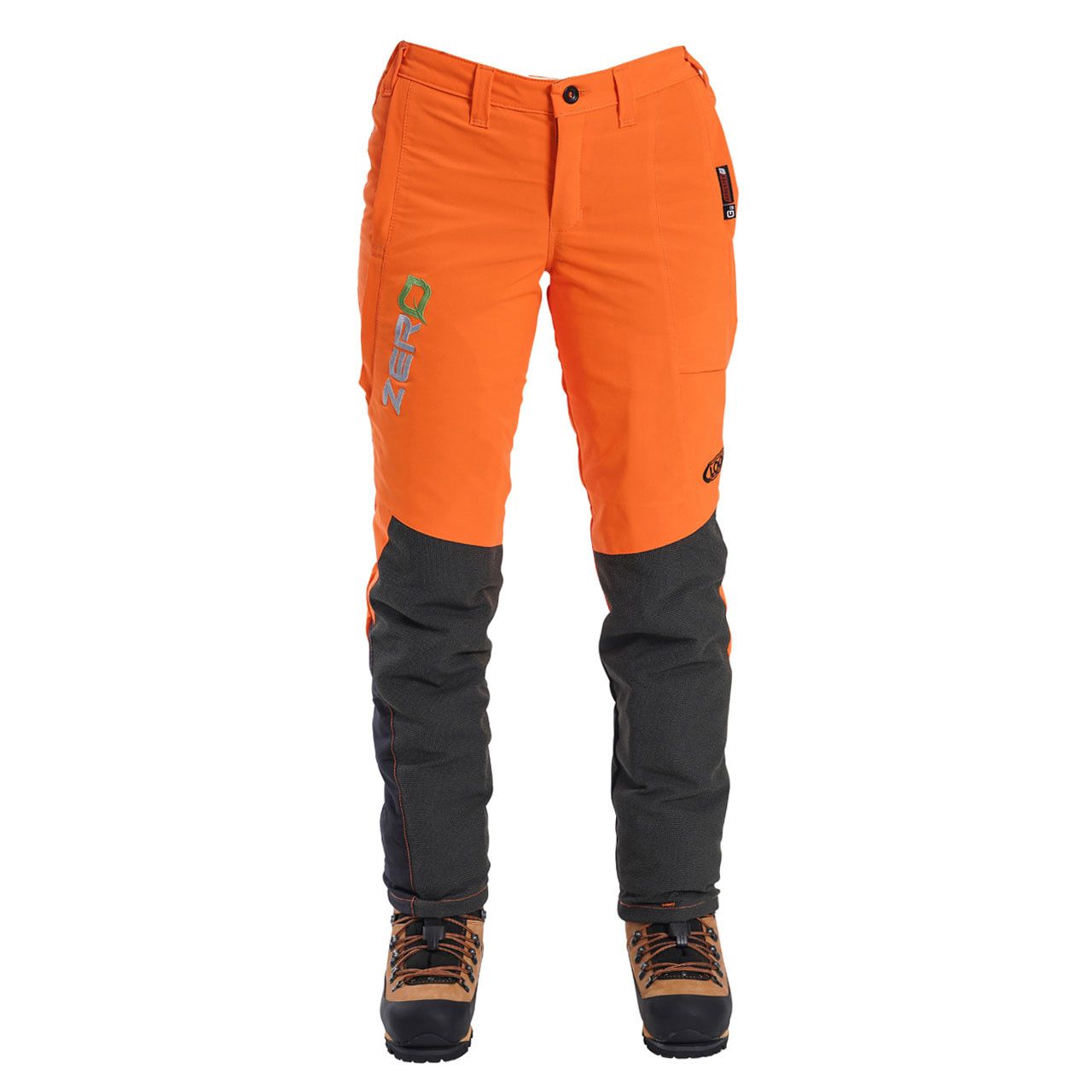 Clogger Zero Gen2 Light and Cool Women's Chainsaw Pants with 360 Calf Cat A - Hi Vis Orange - Cat A?