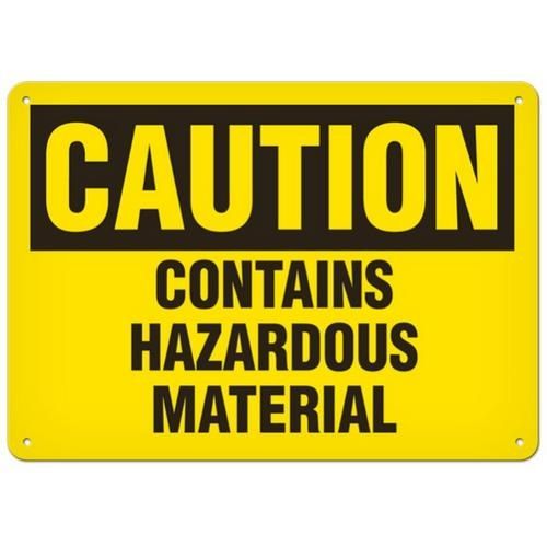 OSHA Safety Sign | Caution Haz Mat'l  | INCOM SS2045 INCOM