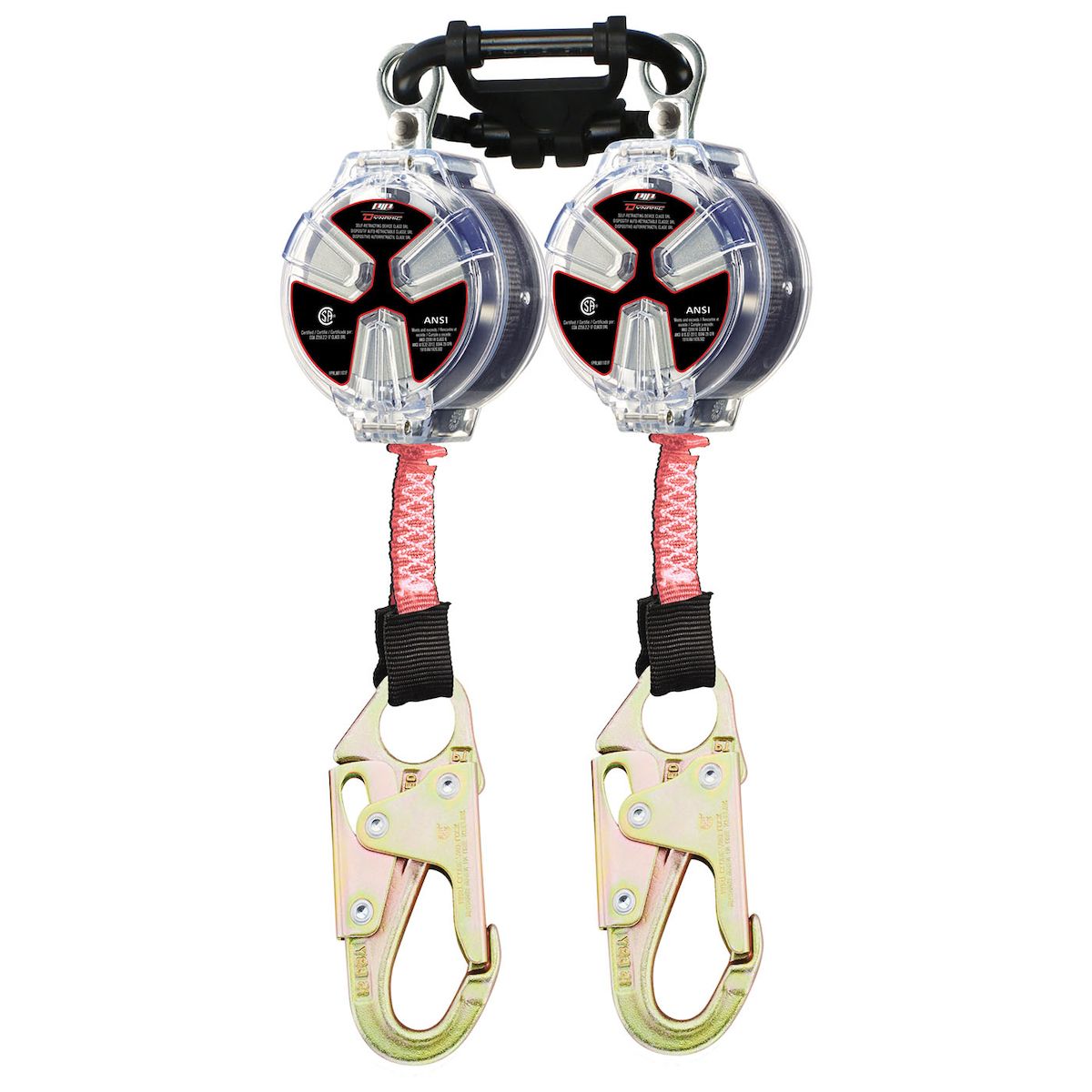 Dynamic? Double Leg Web Self-Retracting Lifeline CSA Class - Small Snap Hook - 6' (1.8m)