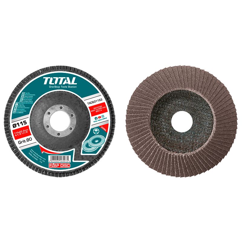 4.5" P80 Flap Disc For Steel TAC631153 Total Tools Canada