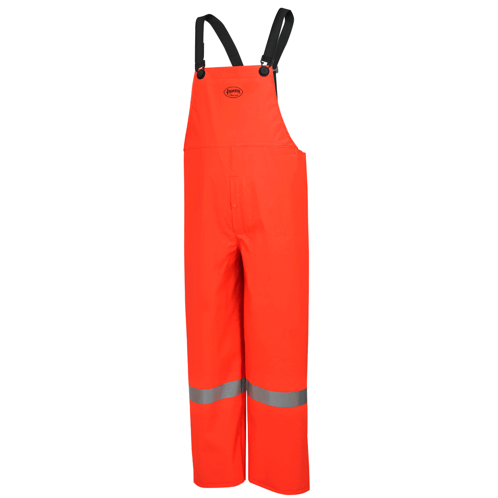 Hi-Viz PVC/Polyester/PVC FR Rain Bib Pants | Pioneer 576P Pioneer