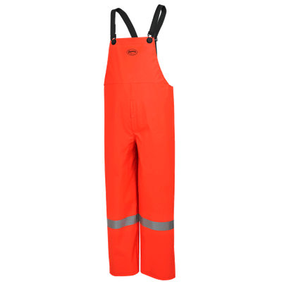 Hi-Viz PVC/Polyester/PVC FR Rain Bib Pants | Pioneer 576P Pioneer