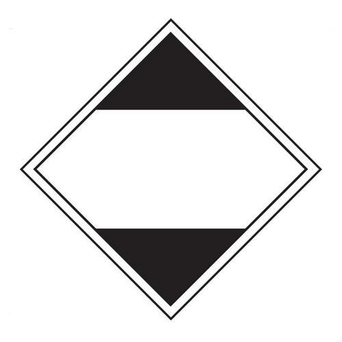 10.75" ? 10.75" Truck Placards "Dangerous Goods" (Pack of 100 pcs) TT980 INCOM
