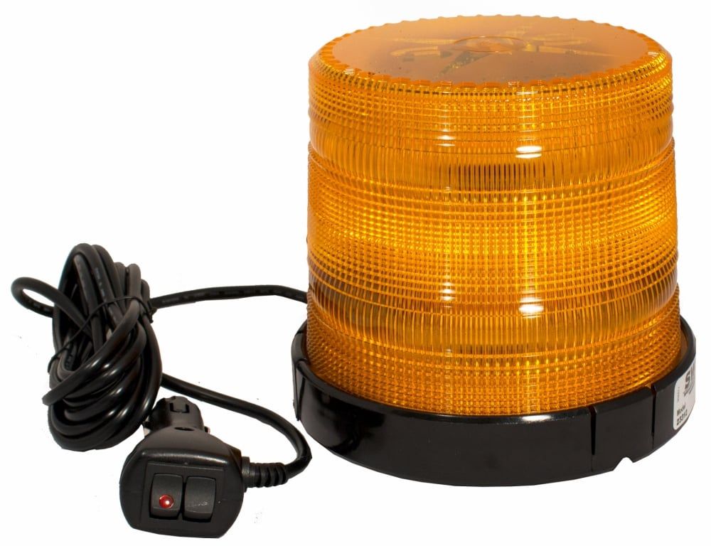 Amber LED Medium Profile Magnetic Mount Beacon - Lens: Amber - 23303 23303 SWS