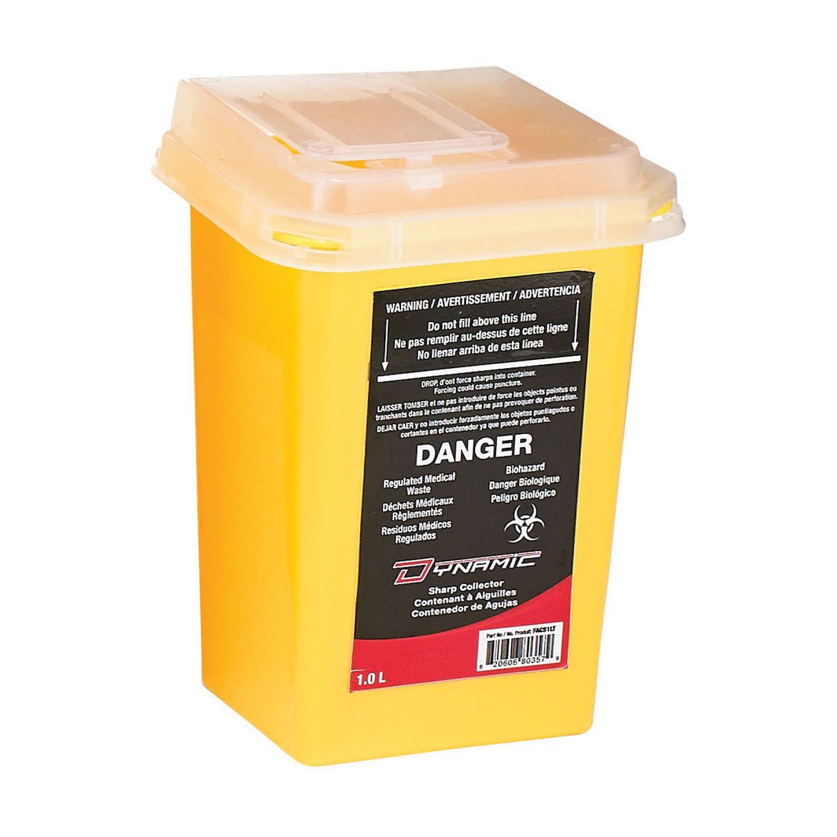 Dynamic Sharps Container - Yellow FACS Dynamic