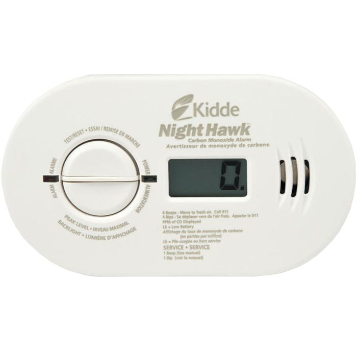 Digital Battery Operated, CO Alarm 230-STEELFIRE RS Steel