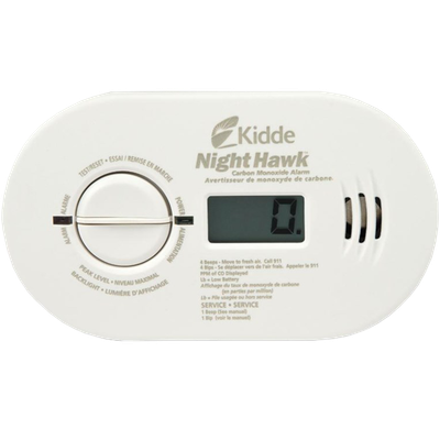 Digital Battery Operated, CO Alarm 230-STEELFIRE RS Steel