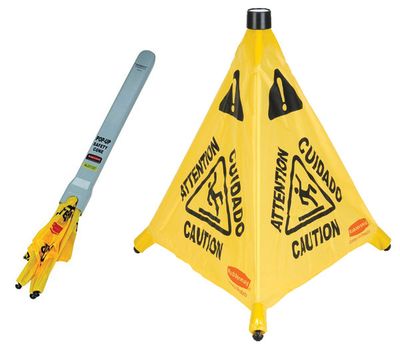 Hi-Vis Pop-Up Caution Safety Cone | 20" | Rubbermaid JA131 SCN Industrial