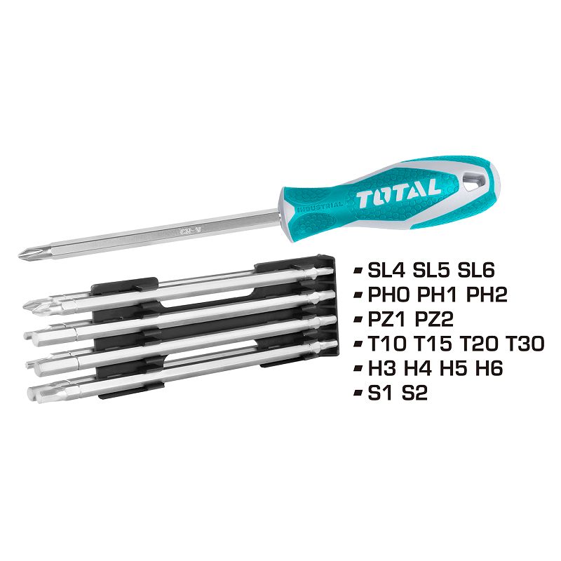 18 IN 1 Screwdriver Set THT250236 Total Tools Canada