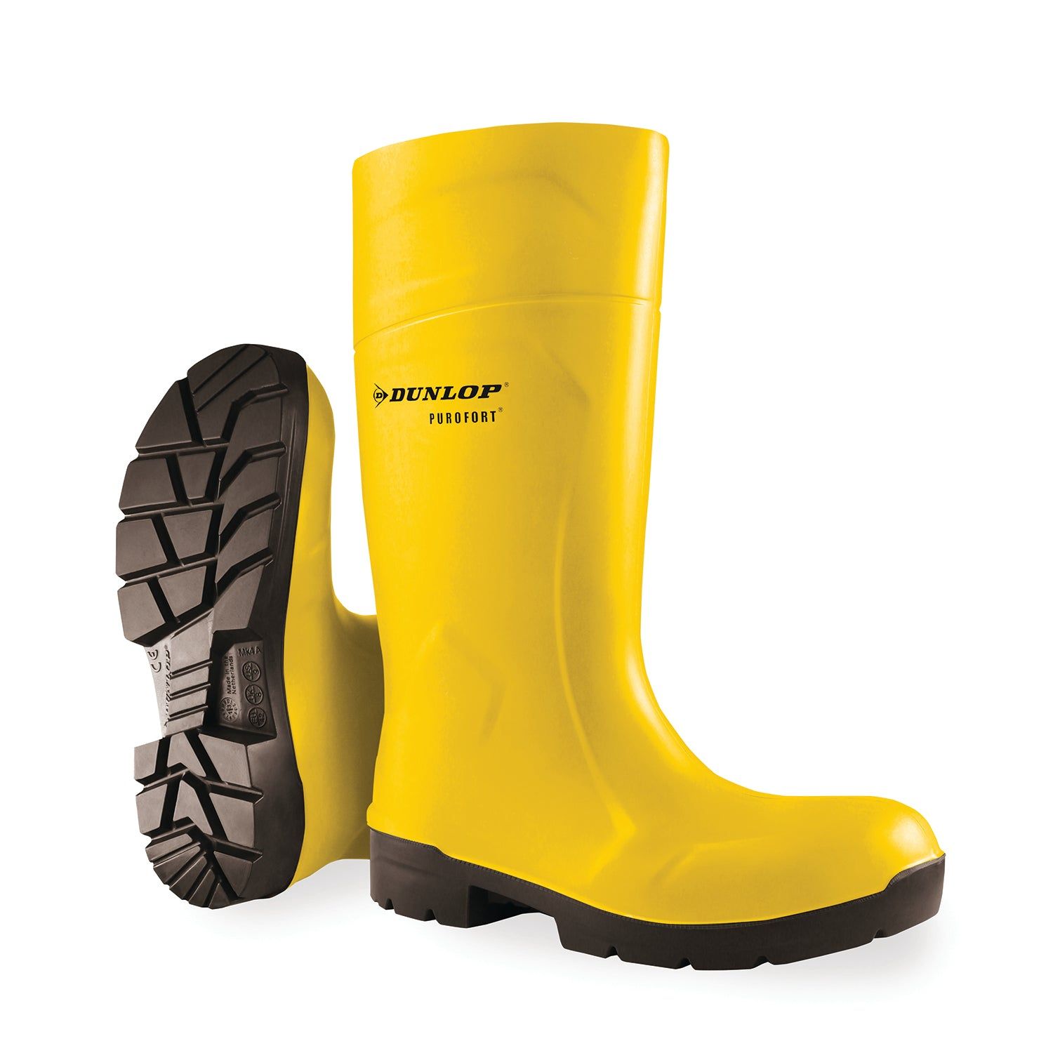Purofort FoodPro Safety, Yellow | Insulated Agrifood PU Work Boots D61231 -17 Dunlop