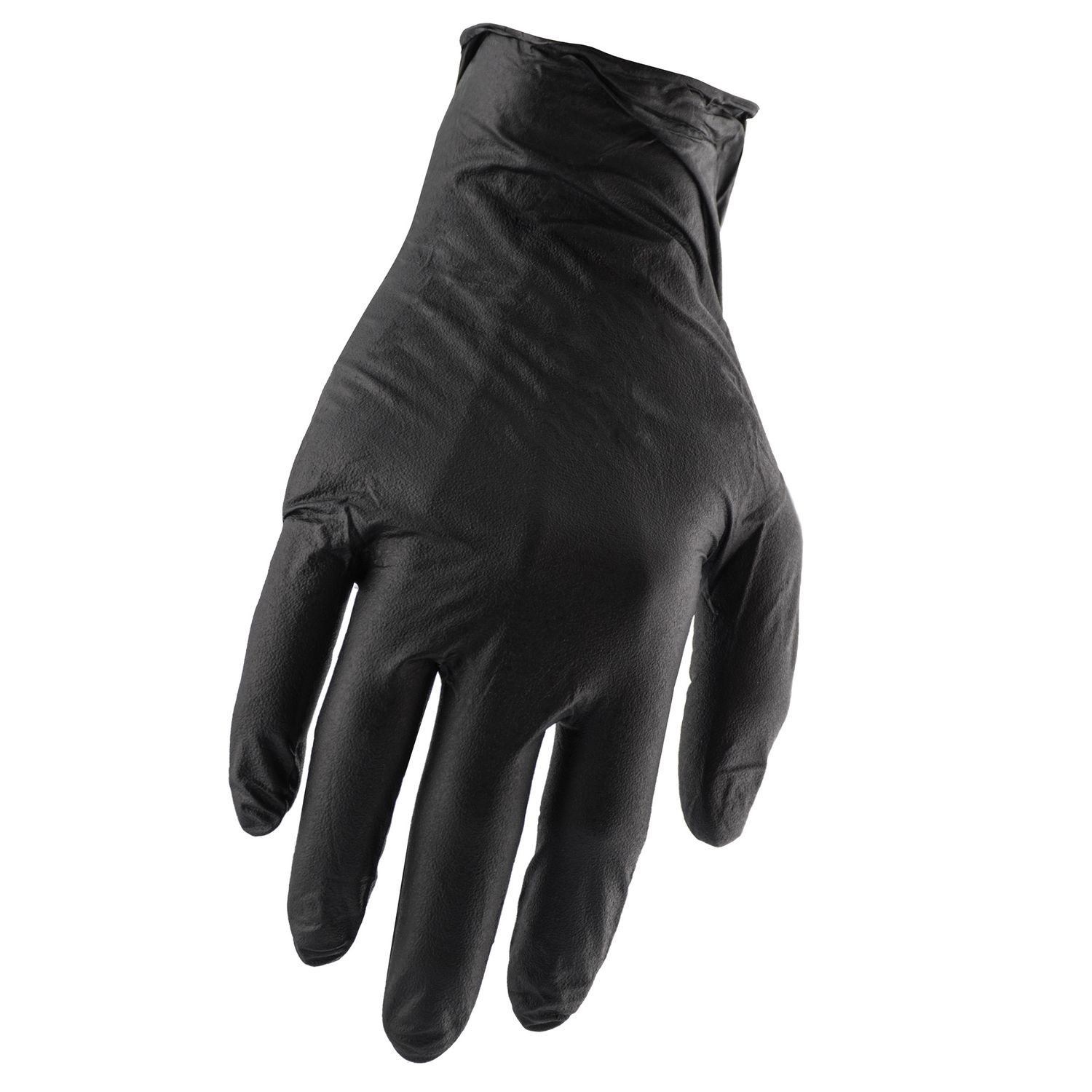 6 mil Nitrile Gloves - 100/Box - Black - Powder Free 7924556 Groupe BBH