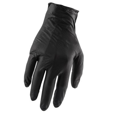 6 mil Nitrile Gloves - 100/Box - Black - Powder Free 7924556 Groupe BBH