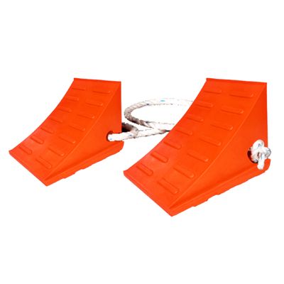 35 Ton General Purpose Wheel Chock Roped Set
