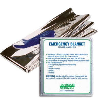 Rescue Foil Blankets | 10 Pkg | Zenith SAY608 x 10   Safety Supplies Canada