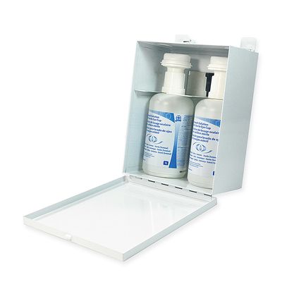 Dual Metal Eyewash Cabinet w/ (2) 1L Eyewash F4575702 WASIP
