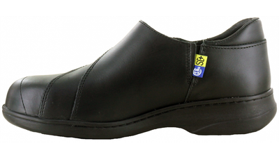 Daisy Women's Leather Slip-On Safety Shoe | Steel Toe | Mellow Walk 424092 Mellow Walk