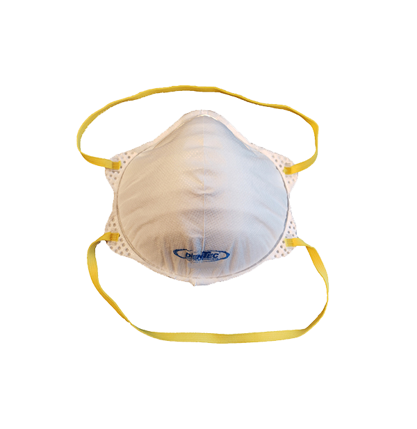 Comfort-Ease N95 Cone Shaped Flat Fold Disposable Respirator - 12 Boxes Per Case (240 Respirators) …