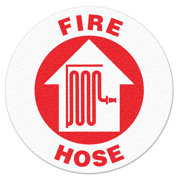 FIRE HOSE - Floor Sign FS1012V INCOM