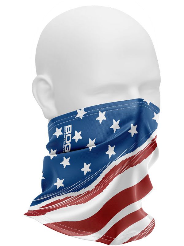 Neck Gaiter USA Flag Design