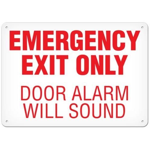 OSHA Safety Sign | Emergency Exit Only  | INCOM SS5083V, SS5083A, SS5083P, SC5083V, SC5083A, SC5083?