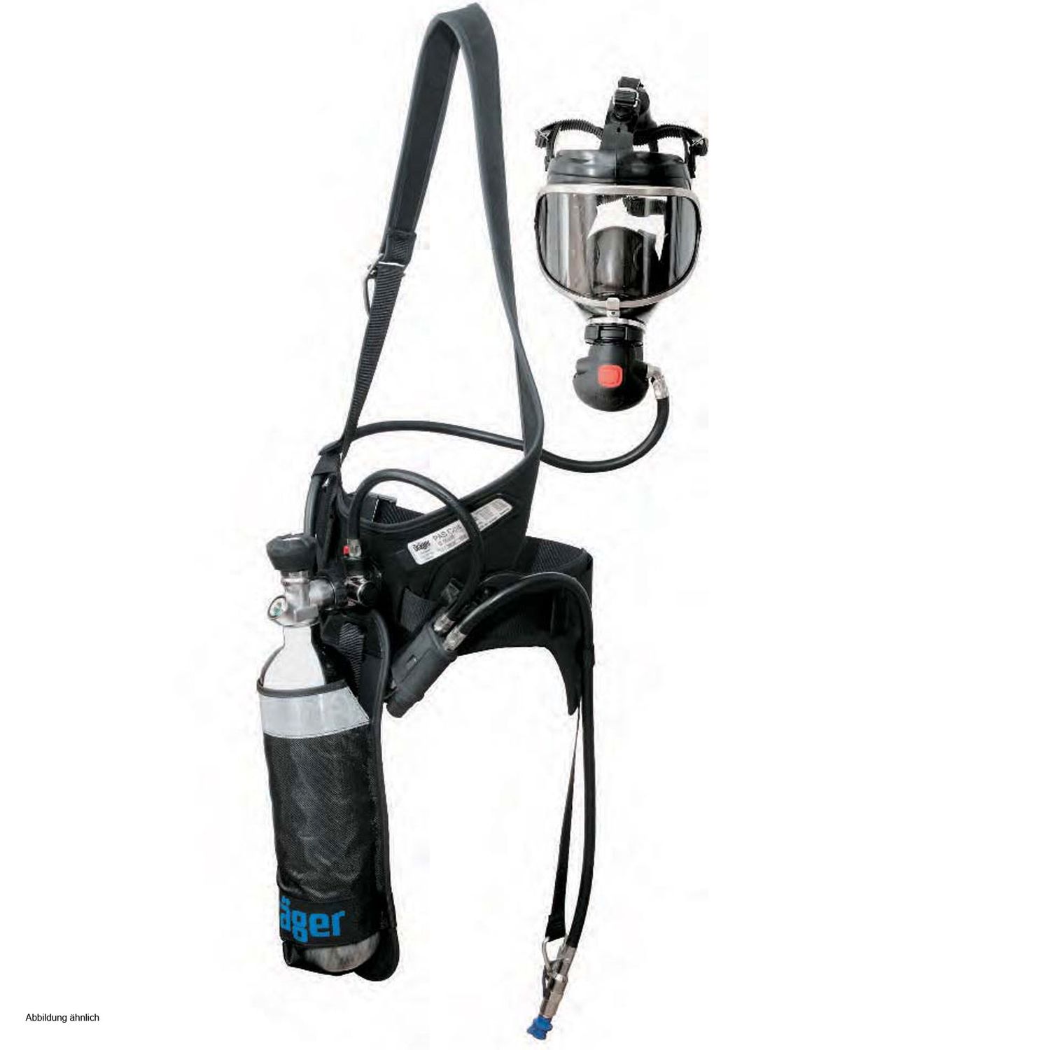 Draeger Complete SCBA PAS Colt 13F 5-Minute Aluminum Cylinder, Includes Panorama Mask 3359841/40547…