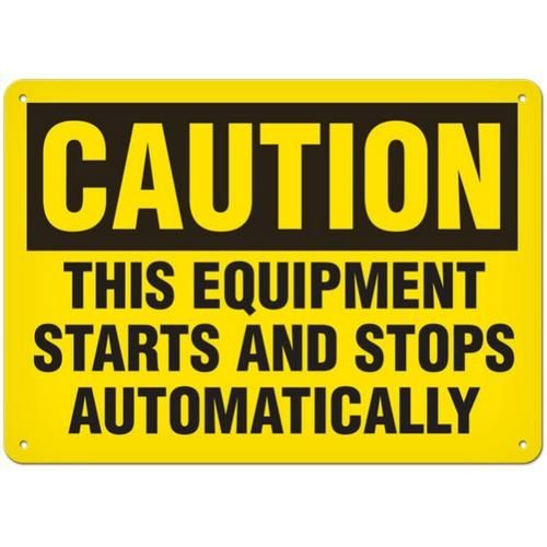 OSHA Safety Sign | Caution This Equipme | INCOM SS2059 INCOM