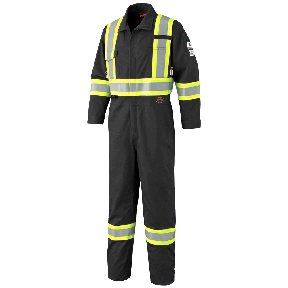 FR-Tech 88/12 - ARC Rated 7 oz. Safety Coveralls | Pioneer 7702BK/7702BKT Pioneer