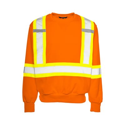 Hi Vis Crewneck Sweatshirt | Ground Force