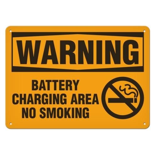 OSHA Safety Sign | Warning Battery Chrg | INCOM SS3010V, SS3010A, SS3010P, SC3010V, SC3010A, SC3010…