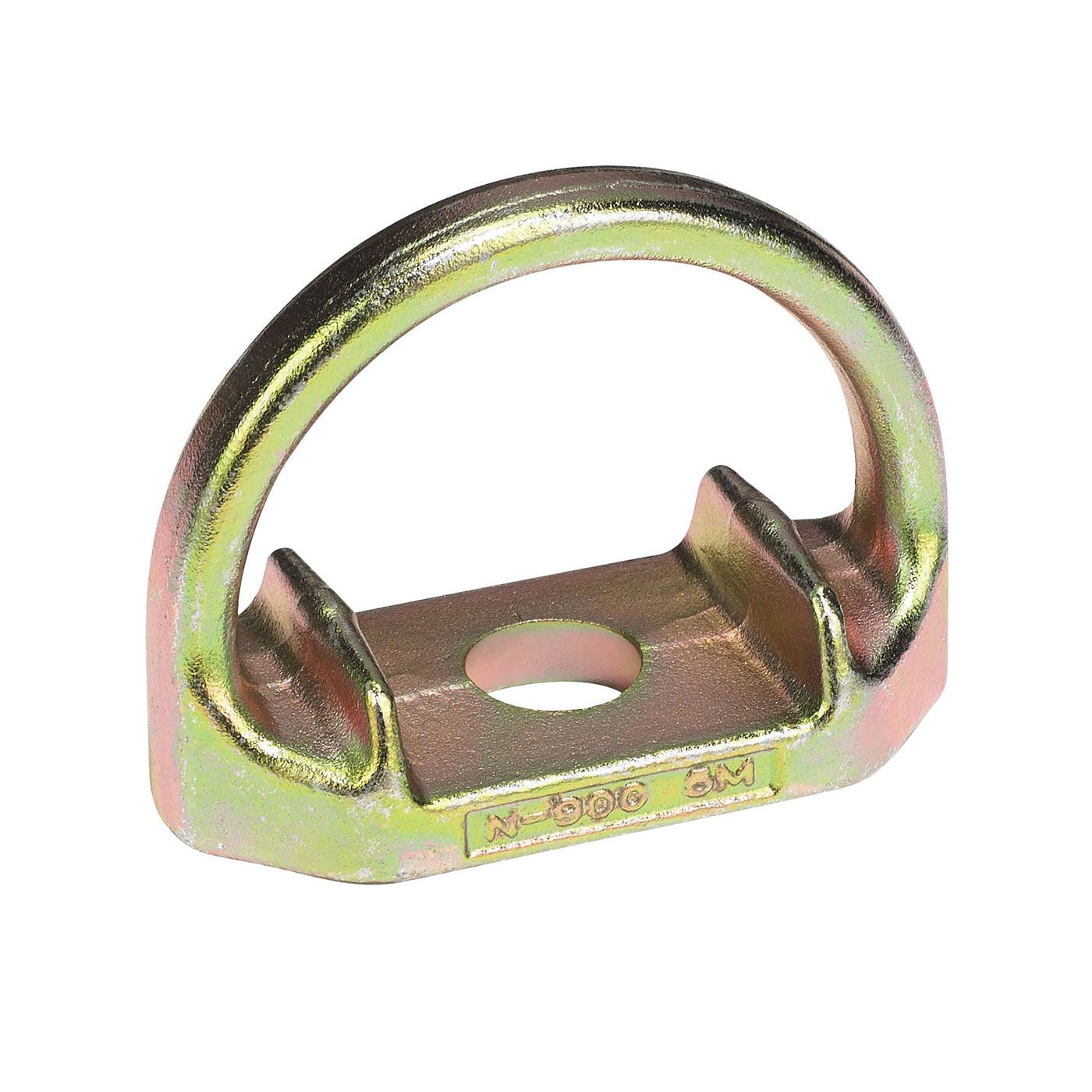 Gold D-Ring Anchorage Connector - 3/4" Hole | Dynamic FP3730 Safety Supplies Canada