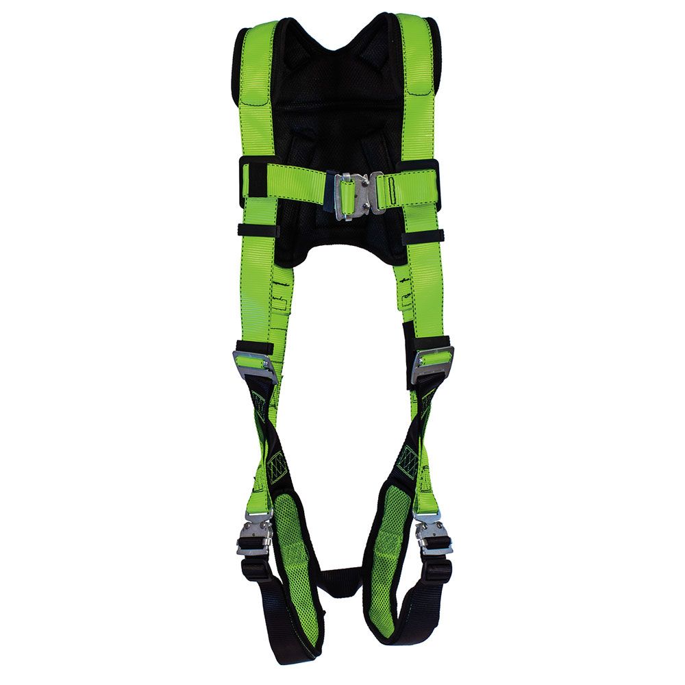 Hi-Vis Full Body PeakPro Harness | 1D, Class A | PeakWorks FBH-60110A Peakworks