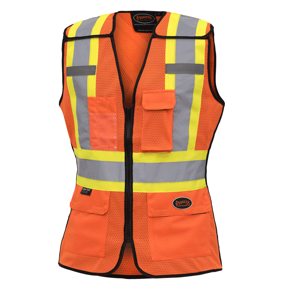 Women's Hi-Viz Safety Tear-Away Vest | Pioneer 486/489 Pioneer