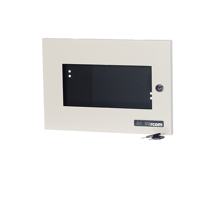 Semi-Flush Backbox for Series1000 Annunciators BB-1001D RS Steel