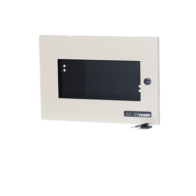 Semi-Flush Backbox for Series1000 Annunciators BB-1001D RS Steel