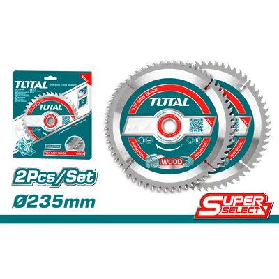 2PCS TCT Saw Blade 7-1/4" 30T For Wood