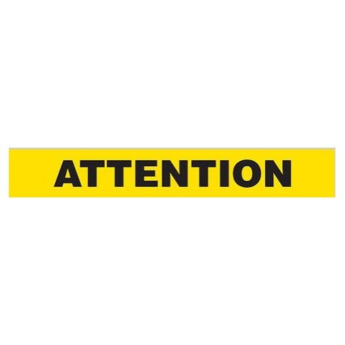 ATTENTION Dispenser Boxed Barricade Tape BT1075DB INCOM