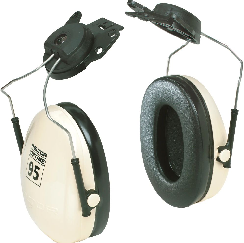 Peltor Optime 95 Series Earmuffs, Cap Mount, 21 NRR dB | 3M H6P3E/V 3M