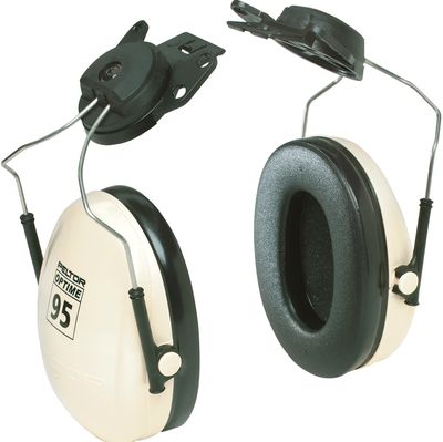 Peltor Optime 95 Series Earmuffs, Cap Mount, 21 NRR dB | 3M H6P3E/V 3M