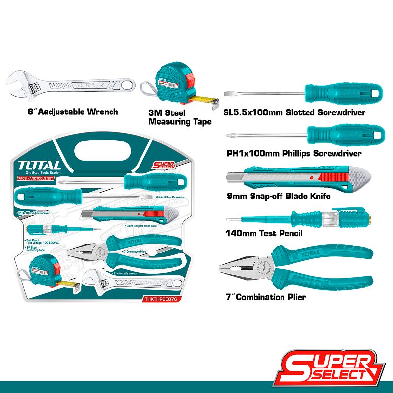 7pcs Handtools Set THKTHP90076 Total Tools Canada
