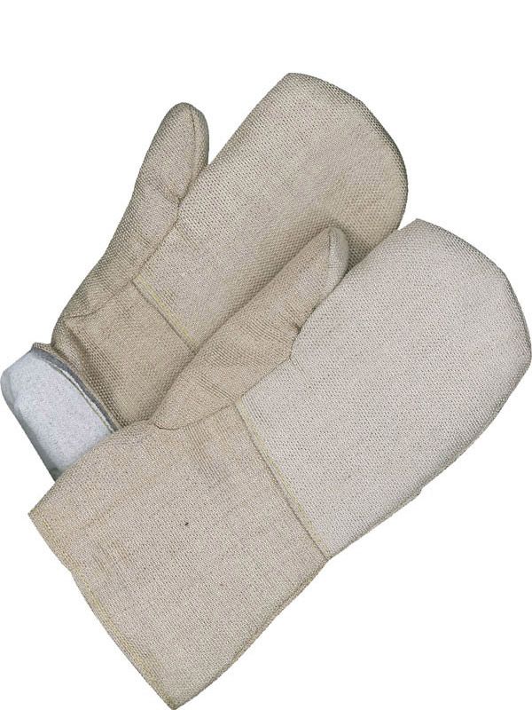 Hi Heat Silica Cloth Gauntlet Mitt Mlton Lining 63-9-740SIL Bob Dale Gloves