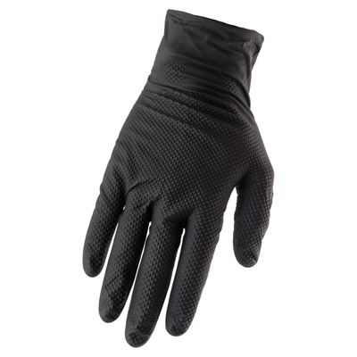 Horizon 8 mil Nitrile Gloves - Black 50/Box 792458D Groupe BBH