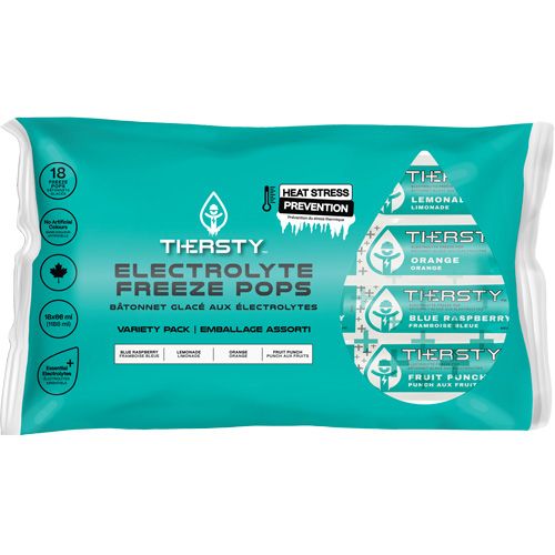 Hydration Drink Freeze Pops, Frozen, Mixed Flavours