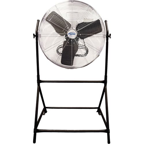 Roll-About Air Fan, Industrial, 3 Speed, 24" Diameter