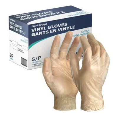 4mil Vinyl Food Grade Gloves - Powder Free (1 Case/10 Boxes) HP8804 Diamond