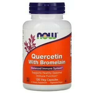 Quercetin with Bromelain, 120 Veg Capsules